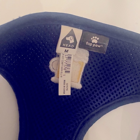 🌟🌟Host Pick🌟🌟TOP PAWS DOG HARNESS BEER THEME-size Medium-Blue - Picture 5 of 6